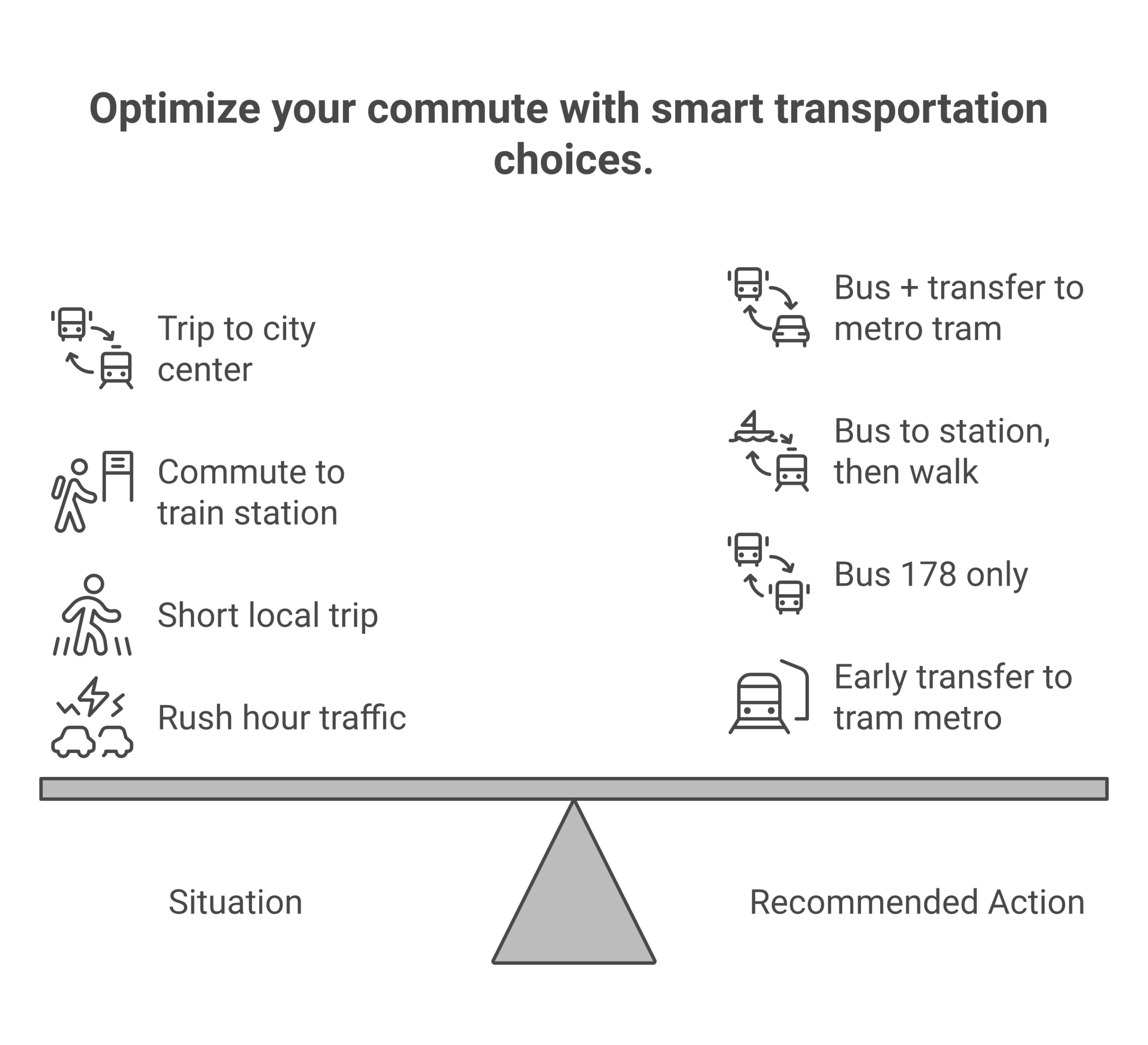 Wybór odpowiedniego momentu na przesiadkę z autobusu 178 może znacznie skrócić całkowity czas podróży po mieście.