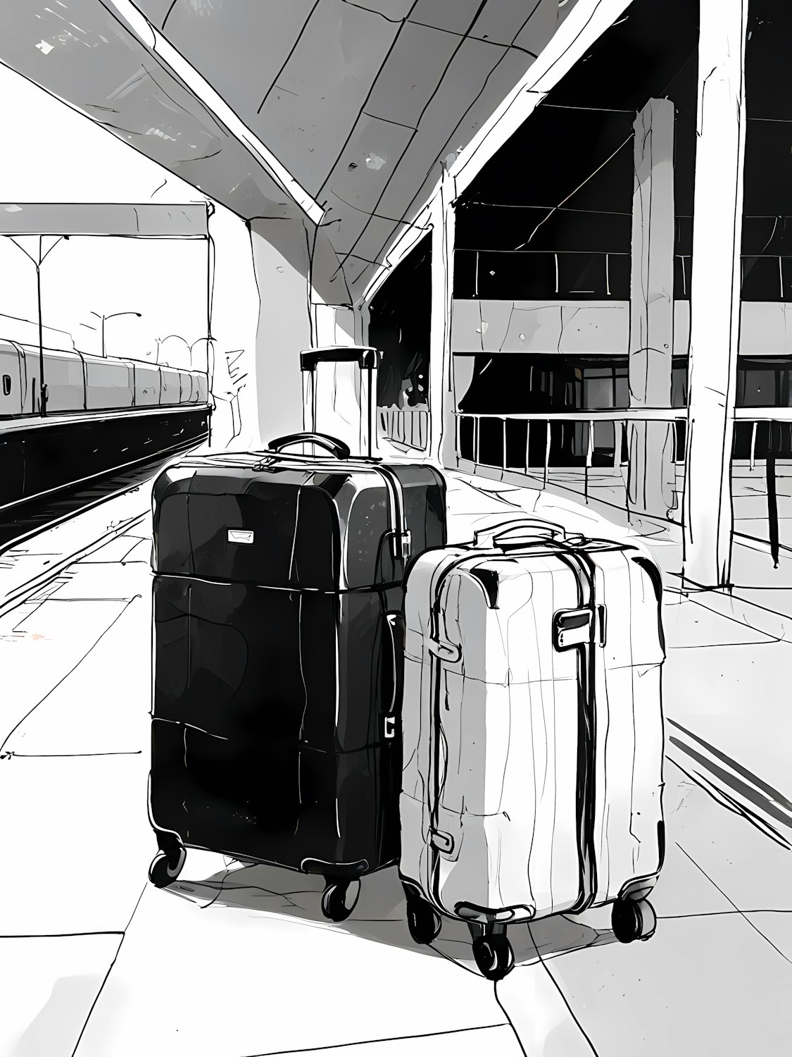 Dzięki połączeniom kolejowym SKM dojazd z centrum Warszawy na Lotnisko Chopina jest szybki i wygodny, nawet z dużym bagażem.