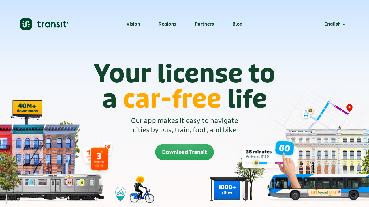 Aplikacja Transit to jedno z narzędzi, które dostarcza aktualnych danych o odjazdach i częstotliwości kursów warszawskiej komunikacji.