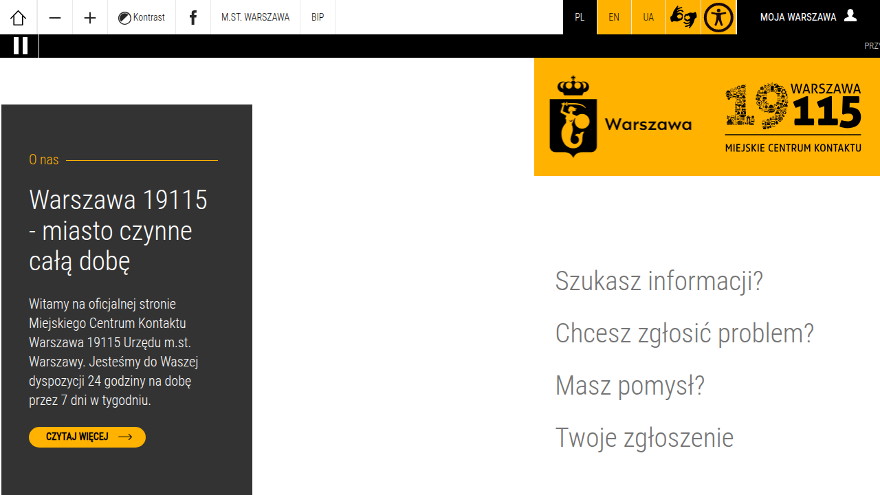 Miejski system powiadomień Warszawa 19115 pozwala otrzymywać alerty o zmianach w komunikacji bezpośrednio na telefon.