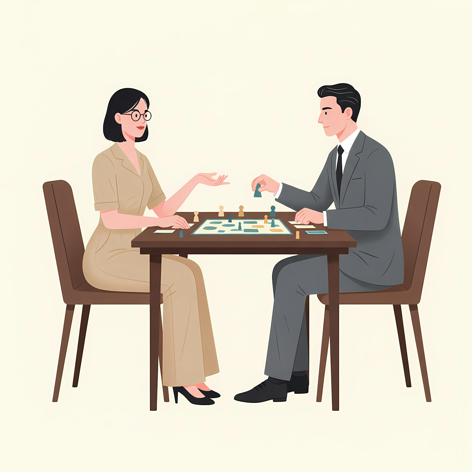 Grupa przyjaciół z entuzjazmem grająca w nowoczesną grę planszową, podkreślając pasję i zaangażowanie społeczności graczy.