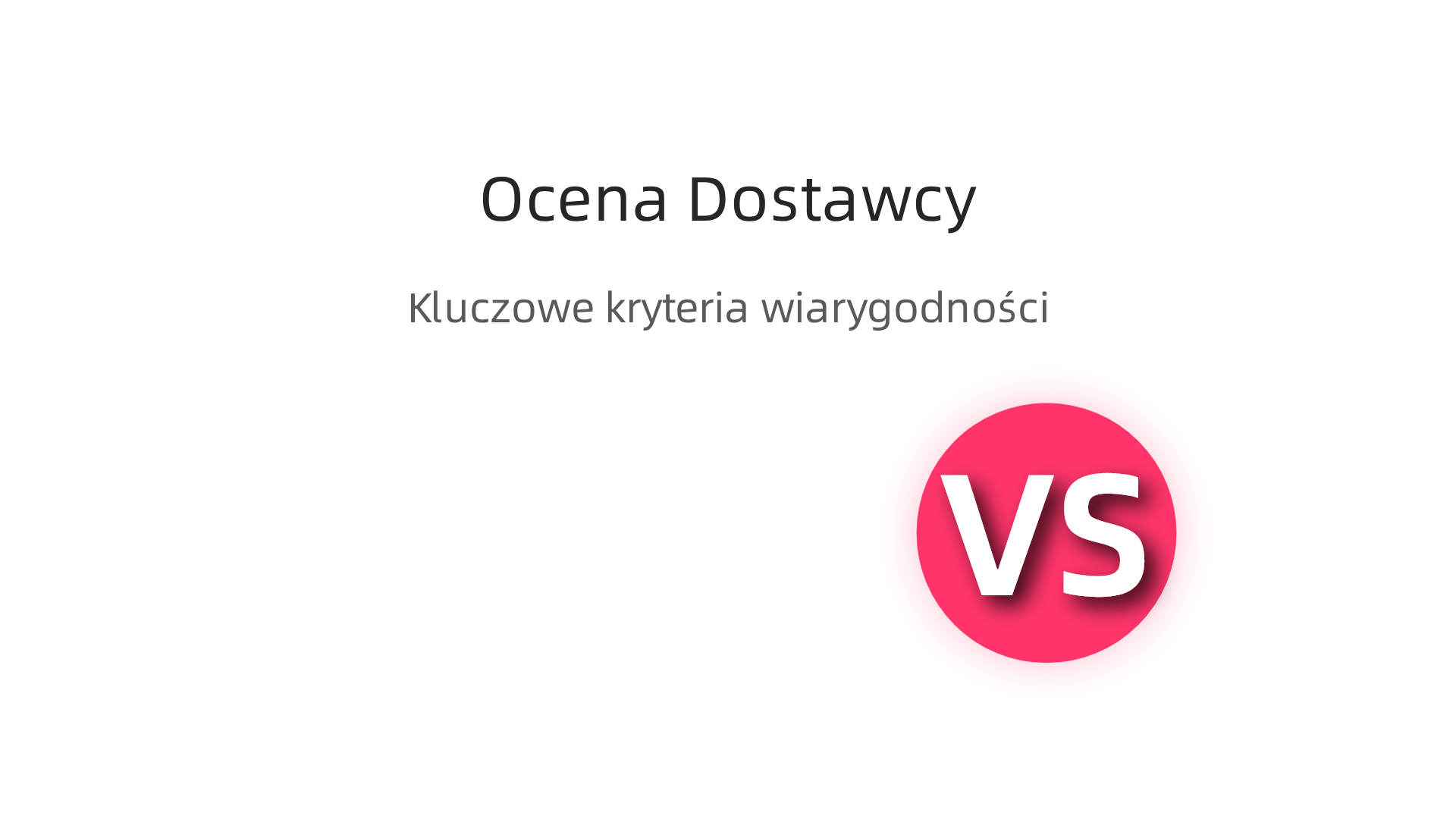 Infografika przedstawiająca kluczowe kryteria oceny dostawców dropshippingu, takie jak historia, przejrzystość warunków, jakość i komunikacja.